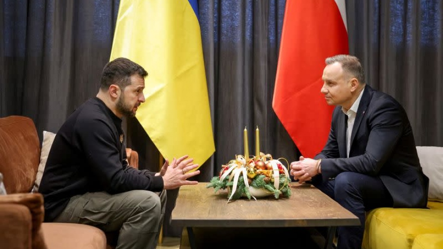 Tổng thống Ukraine Zelensky thăm Ba Lan