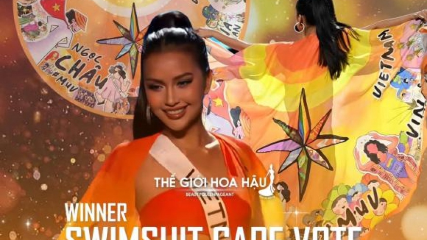 Trượt top 16, Ngọc Châu vẫn thắng giải áo choàng đẹp nhất tại Miss Universe 2022