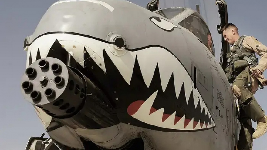 Tại sao một số cường kích A-10 của Không quân Mỹ được sơn hàm cá mập?