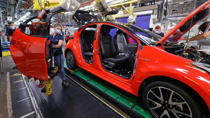 Toyota lên kế hoạch sản xuất gần 11 triệu xe trong năm 2023