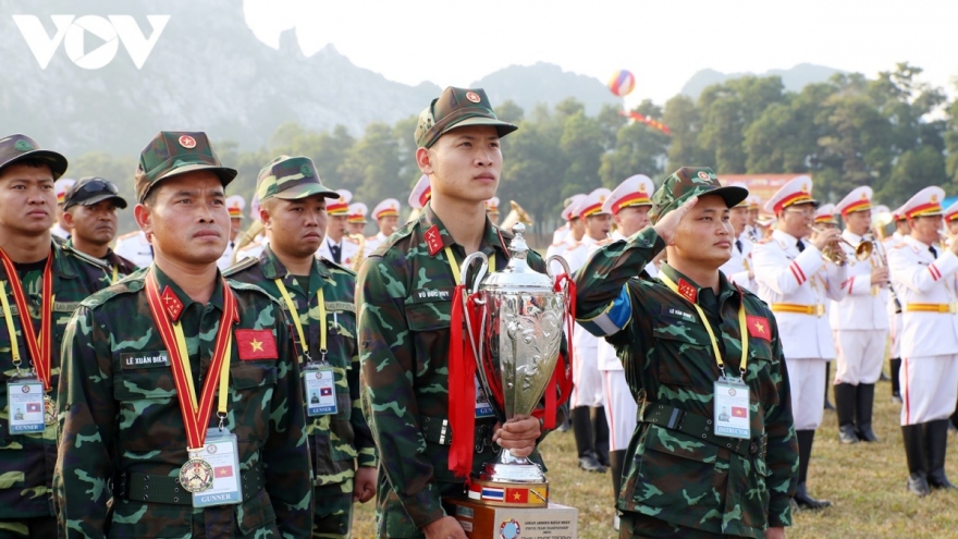 Đoàn QĐND Việt Nam giành vị trí nhất toàn đoàn tại AARM-30