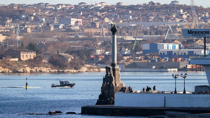 Phòng không Nga bắn hạ UAV gần cảng Sevastopol