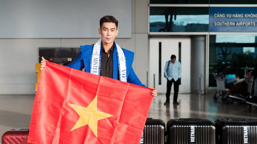 Phùng Phước Thịnh lên đường dự thi Nam vương Du lịch Thế giới 2022