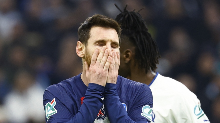 Messi vô duyên, PSG dừng bước ở Cúp Quốc gia Pháp
