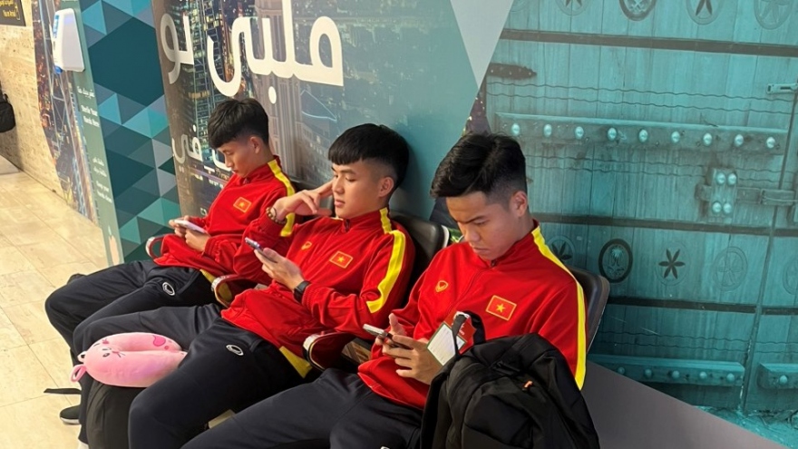 U20 Việt Nam đến Saudi Arabia, sẵn sàng đối đầu ĐKVĐ châu Á