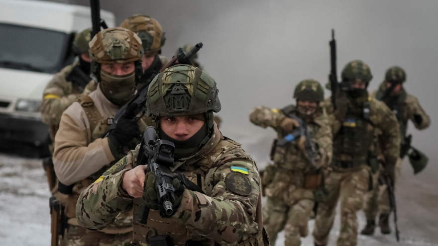 Ukraine tập trận ứng phó nguy cơ Nga tấn công từ Belarus