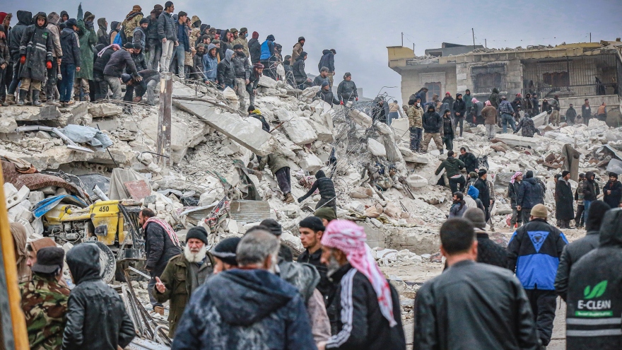 Động đất Thổ Nhĩ Kỳ, Syria: Số người thiệt mạng tăng lên hơn 2300