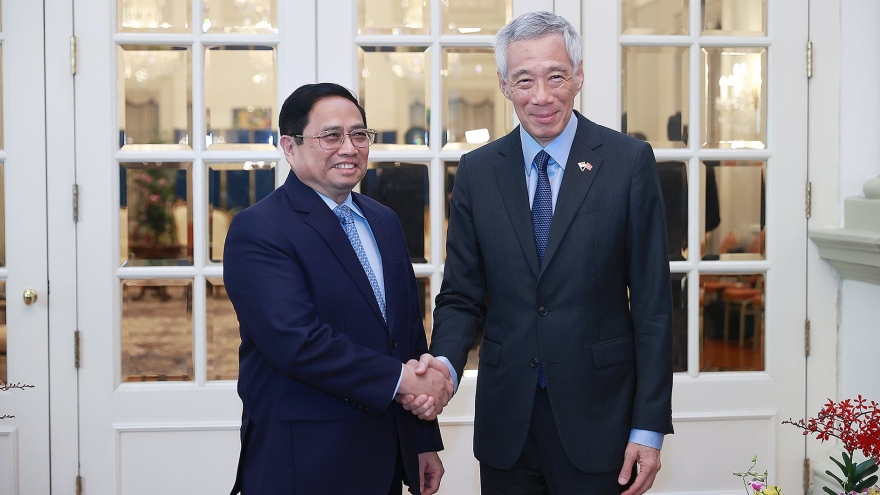 Thủ tướng Việt Nam và Singapore hội đàm, chứng kiến lễ ký kết 4 văn kiện hợp tác
