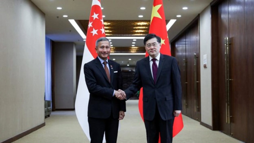 Ngoại trưởng Singapore khẳng định quan hệ song phương bền chặt với Trung Quốc
