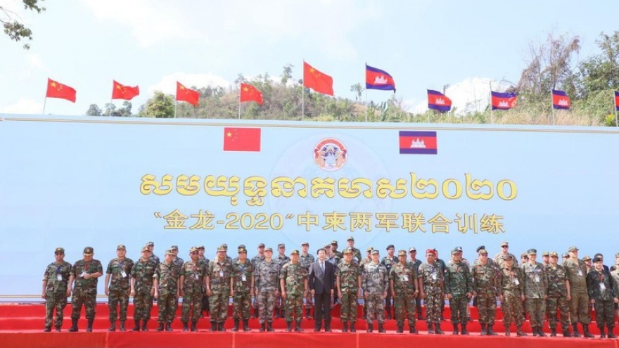 Campuchia và Trung Quốc nối lại diễn tập quân sự “Rồng vàng”
