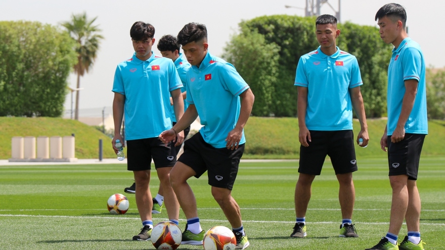 U23 Việt Nam hào hứng trải nghiệm sân tập của Messi và đồng đội ở World Cup 2022