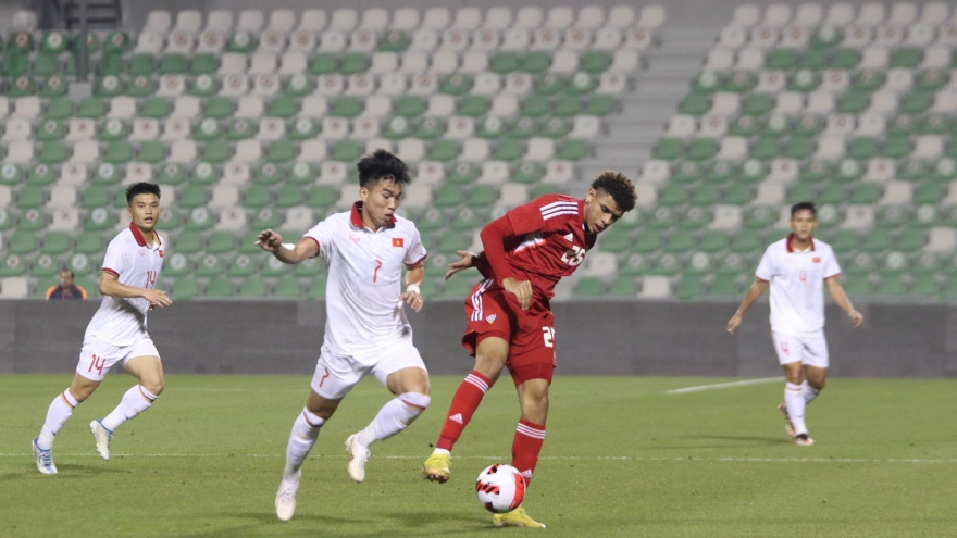 U23 Việt Nam tiếp tục thua đậm ở Doha Cup