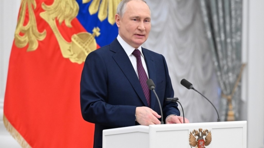 Tổng thống Putin: Người dân Nga sẵn sàng bảo vệ tương lai của đất nước