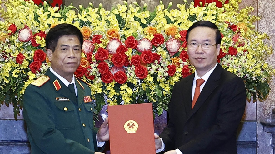 Thăng quân hàm Thượng tướng cho Phó Tổng Tham mưu trưởng Quân đội nhân dân Việt Nam