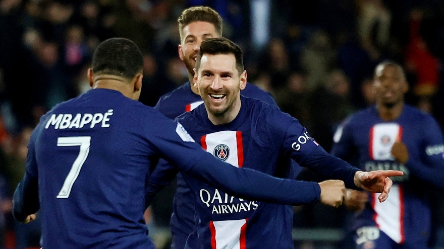 Kết quả bóng đá hôm nay 5/3: Messi và Mbappe giúp PSG thắng đậm Nantes