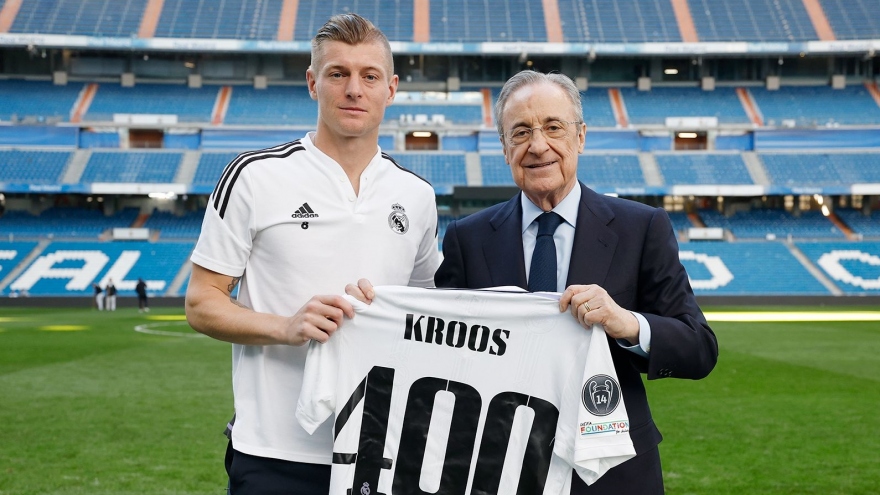 Toni Kroos đi vào lịch sử Real Madrid