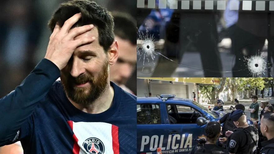 Messi bị đe dọa trong vụ xả súng ở quê nhà