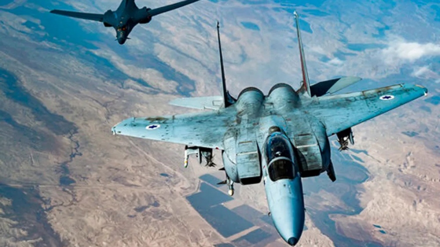 Không quân Israel và Mỹ tập trận chung