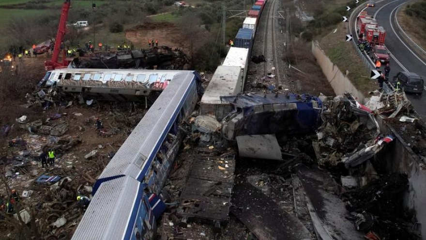 Vụ tai nạn tàu hoả ở Hy Lạp: Số người chết tăng lên 57