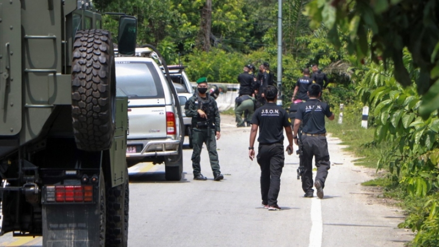 Thái Lan tăng cường giám sát an ninh dọc biên giới phía Nam