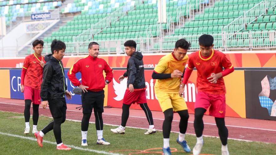 U20 Việt Nam hồi phục tích cực, tập trung tối đa cho trận gặp Iran