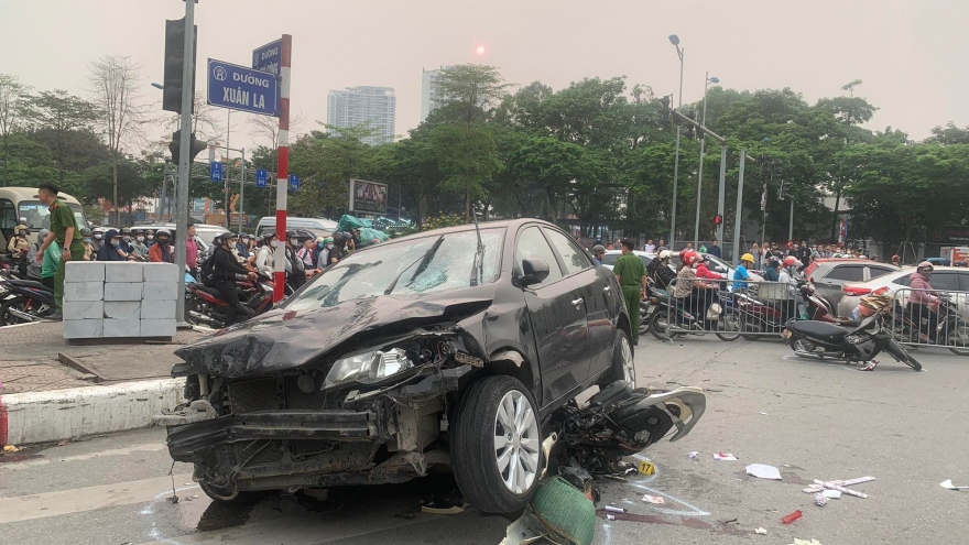 Tài xế gây tai nạn liên hoàn ở Hà Nội có dùng chất kích thích không?