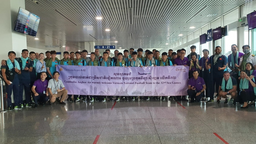 U22 Việt Nam lên đường sang Campuchia tham dự SEA Games 32