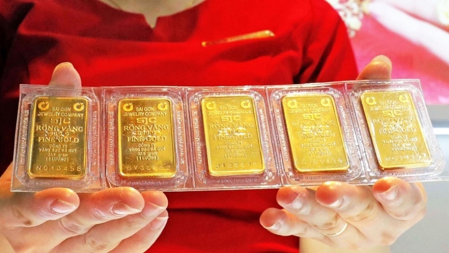 Giá vàng trong nước đi ngang khi giá thế giới đảo chiều tăng mạnh