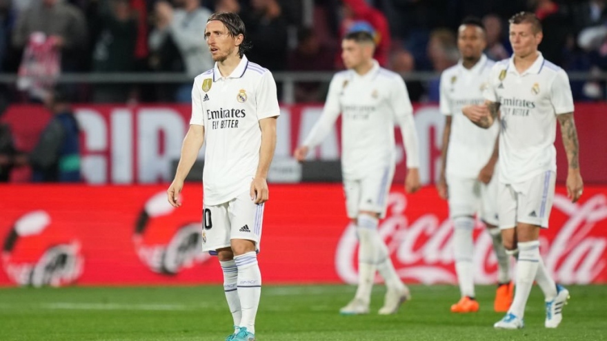 Kết quả La Liga 26/4: Real Madrid thua muối mặt trước Girona