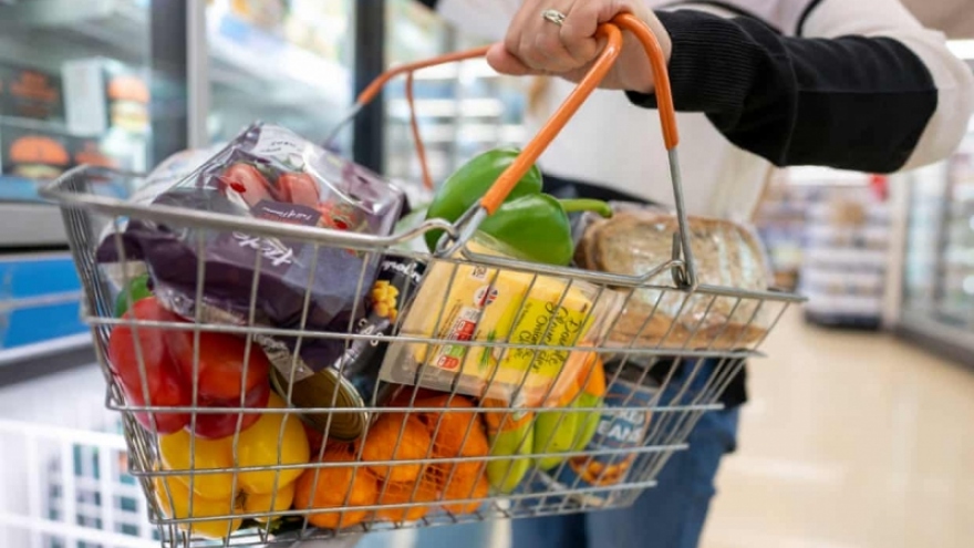 Lạm phát giá thực phẩm tại Anh cao nhất trong 45 năm