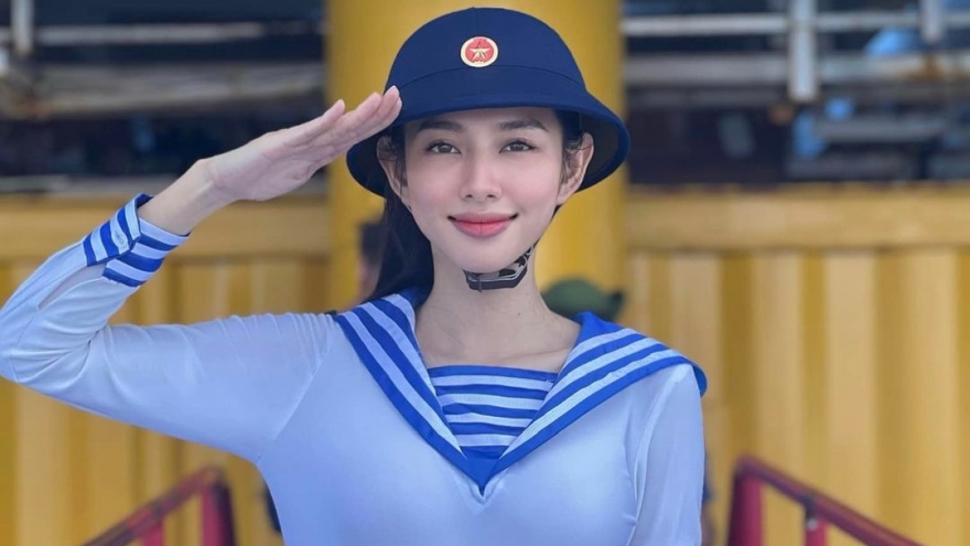 Hoa hậu Thùy Tiên tự hào với hành trình 7 ngày trên quần đảo Trường Sa