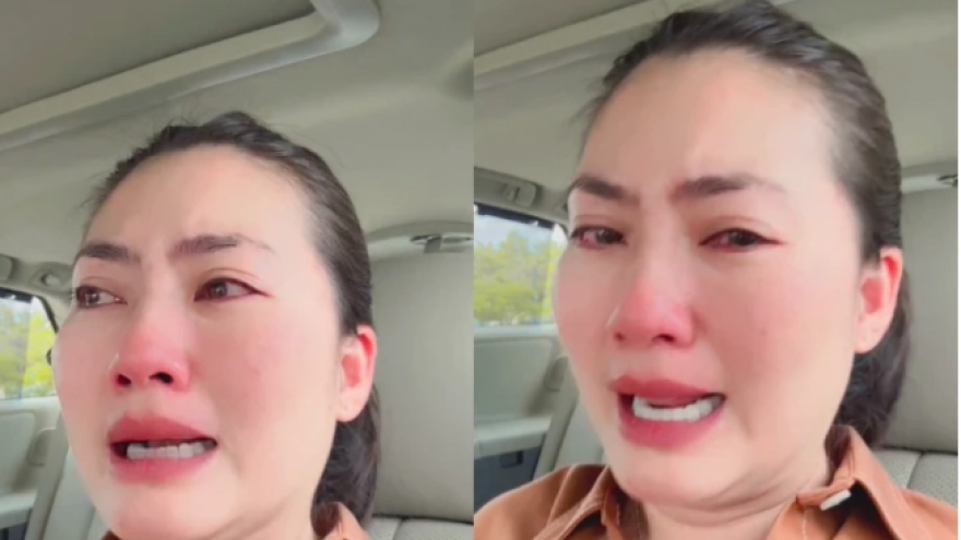 Ngọc Lan khóc nức nở trên livestream, lo sợ mất hàng tỷ đồng vì mua bảo hiểm