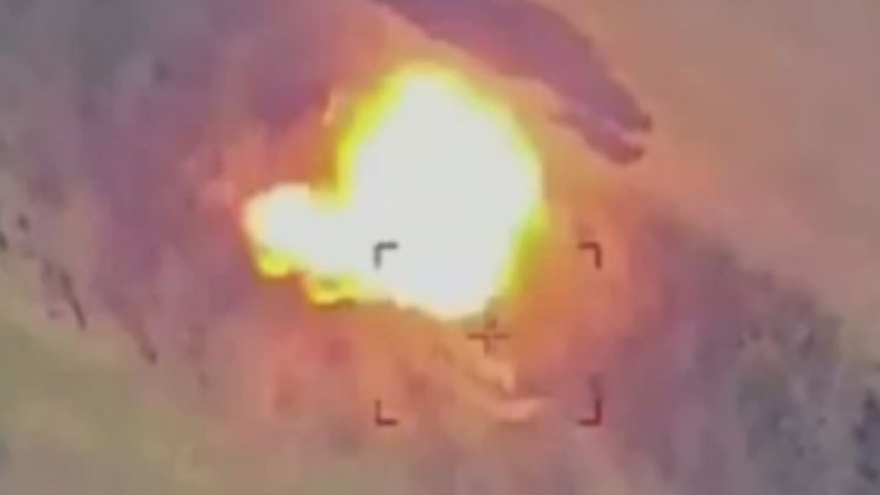 Nga phóng tên lửa Krasnopol, phá hủy pháo tự hành Paladin của Ukraine