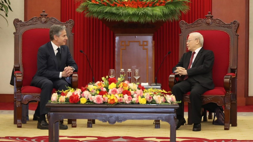 Ngoại trưởng Blinken mong muốn đưa quan hệ Hoa Kỳ-Việt Nam lên tầm cao mới