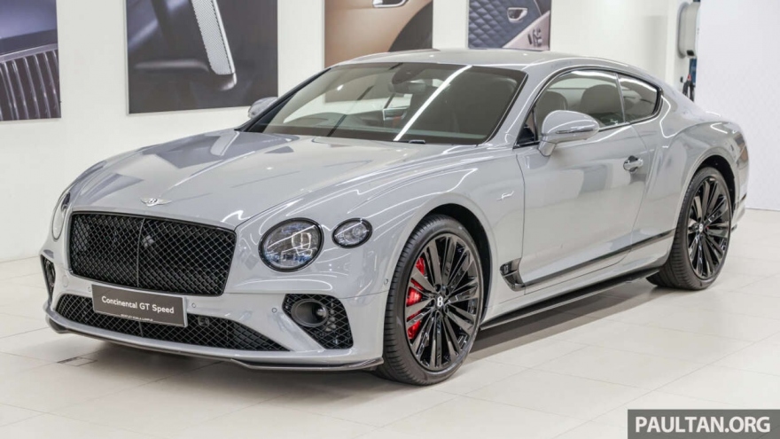 Mê mẩn với vẻ đẹp của Bentley Continental GT Speed vừa ra mắt