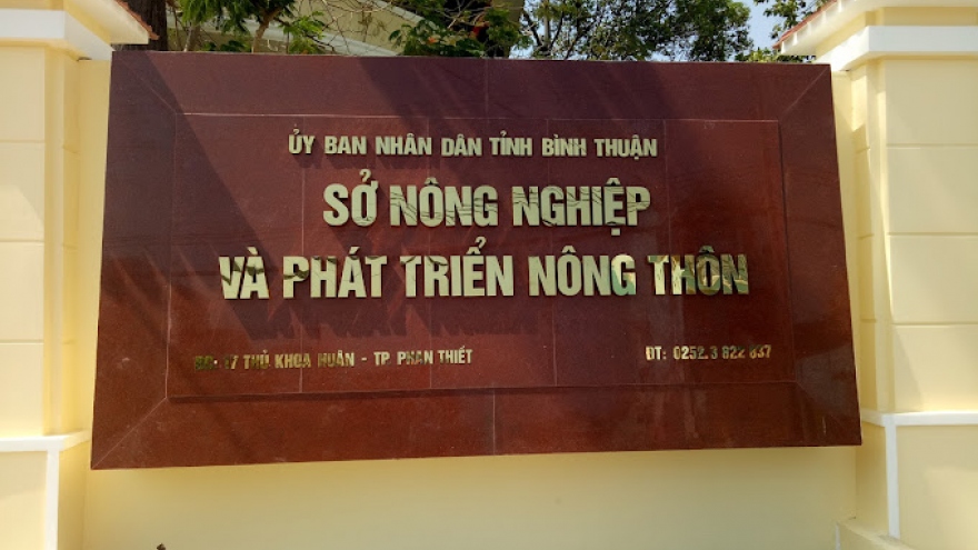 Kỷ luật Phó Giám đốc Sở Nông nghiệp và phát triển nông thôn Bình Thuận