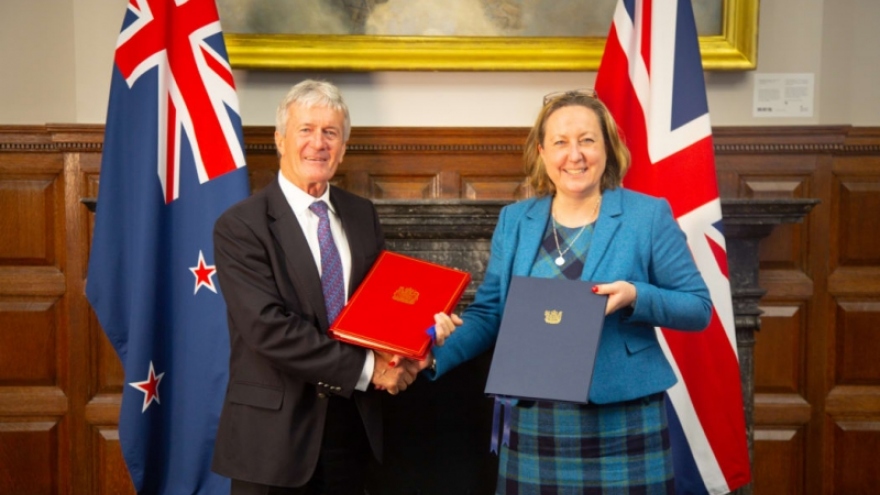 Hiệp định Thương mại tự do New Zealand - Anh chính thức có hiệu lực