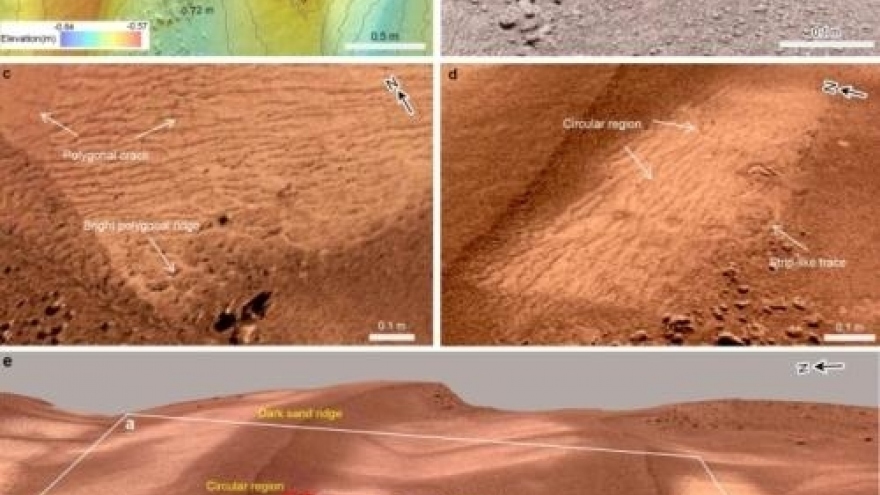 Các nhà nghiên cứu Trung Quốc lần đầu tiết lộ bằng chứng về nước lỏng trên sao Hỏa