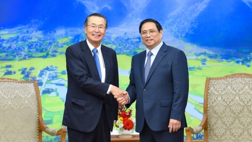 Thủ tướng Phạm Minh Chính tiếp Chủ tịch Tổ chức xúc tiến thương mại Nhật Bản