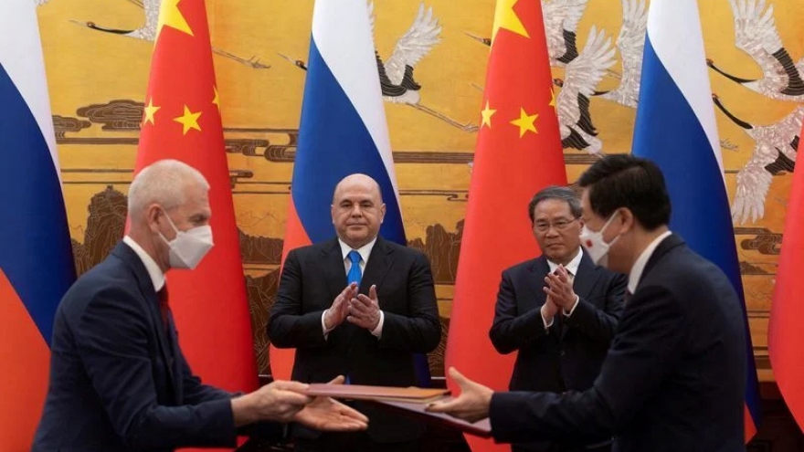 Nga - Trung Quốc ký kết 5 thỏa thuận hợp tác