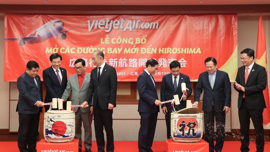Vietjet công bố đường bay thẳng Việt Nam và Hiroshima mừng Hội nghị thượng đỉnh G7