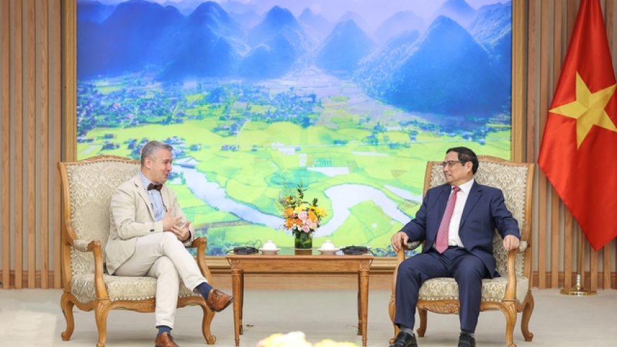 Thủ tướng tiếp Tổng Giám đốc Tập đoàn John Cockerill và Đại sứ Bỉ tại Việt Nam