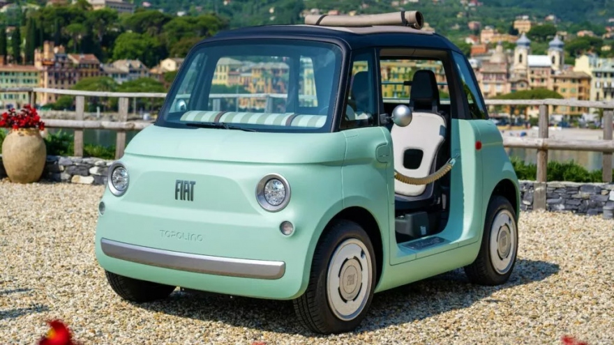 Fiat hé lộ ô tô điện cỡ nhỏ với thiết kế xinh xắn đậm chất "hoạt hình"