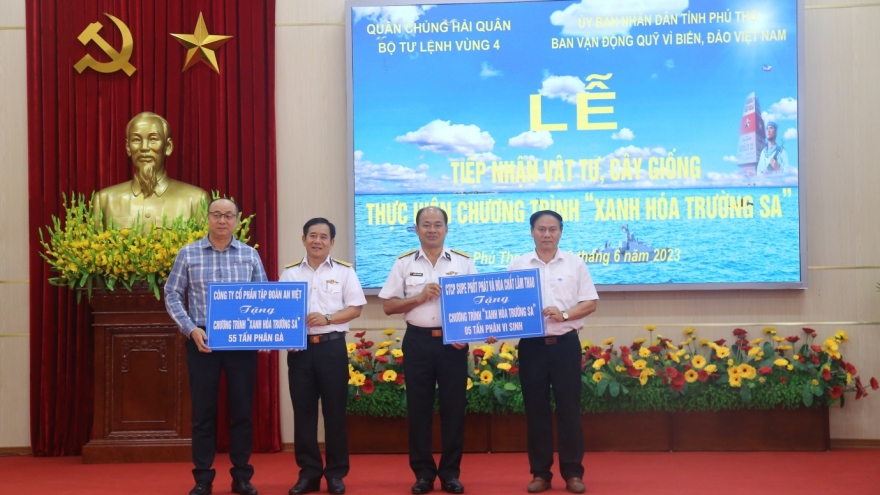 Phú Thọ gửi tặng 20.000 cây xanh ra Trường Sa