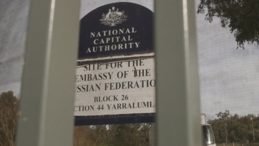 Căng thẳng giữa Nga-Australia liên quan đến hợp đồng thuê đất xây trụ sở đại sứ quán