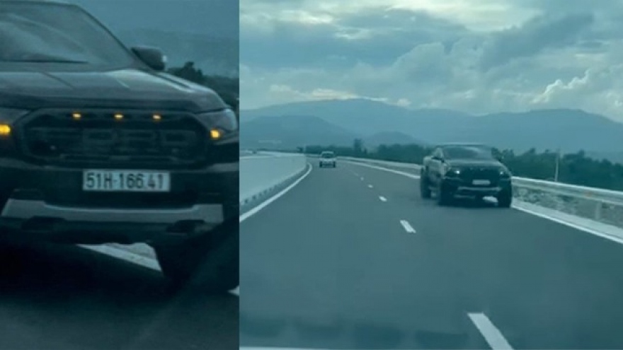 Đề nghị xác minh xe ô tô chạy ngược chiều trên cao tốc Nha Trang - Cam Lâm