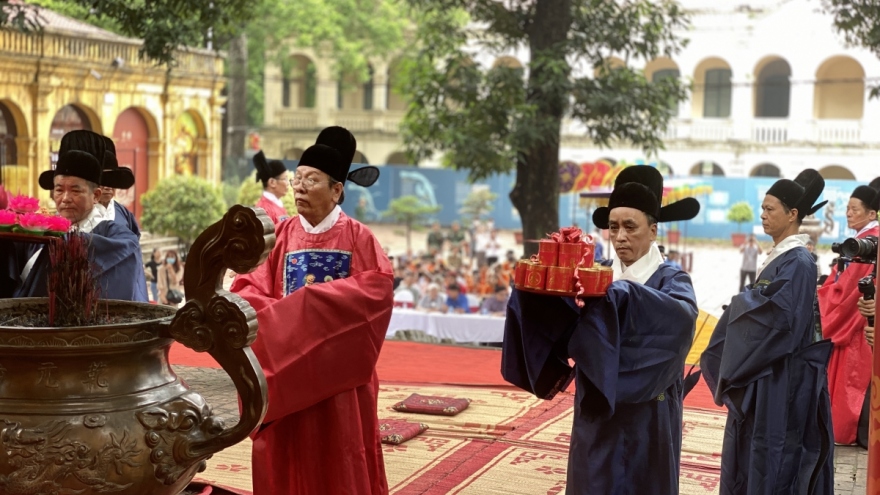 Tái hiện nghi lễ Tết Đoan Ngọ cung đình tại Hoàng Thành Thăng Long