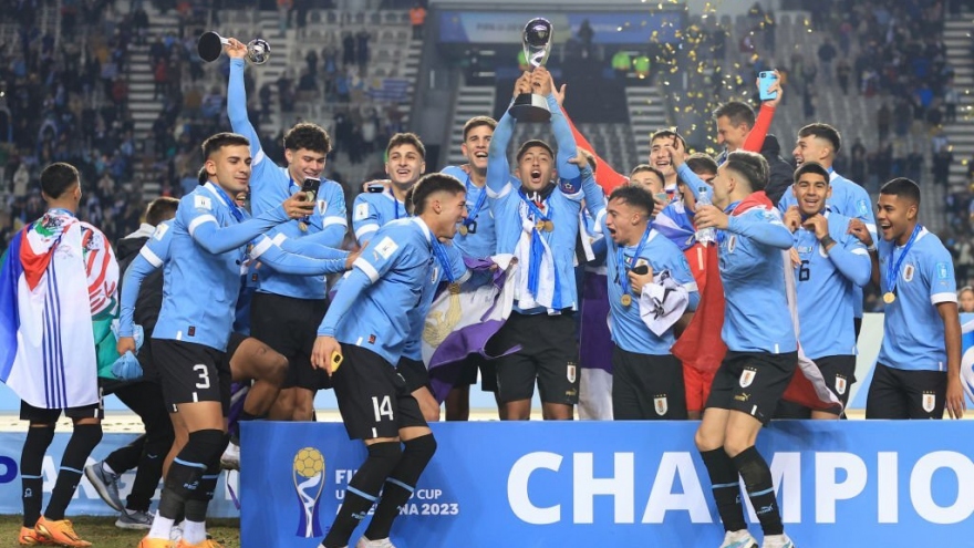 Khoảnh khắc U20 Uruguay trở thành tân vương của U20 World Cup