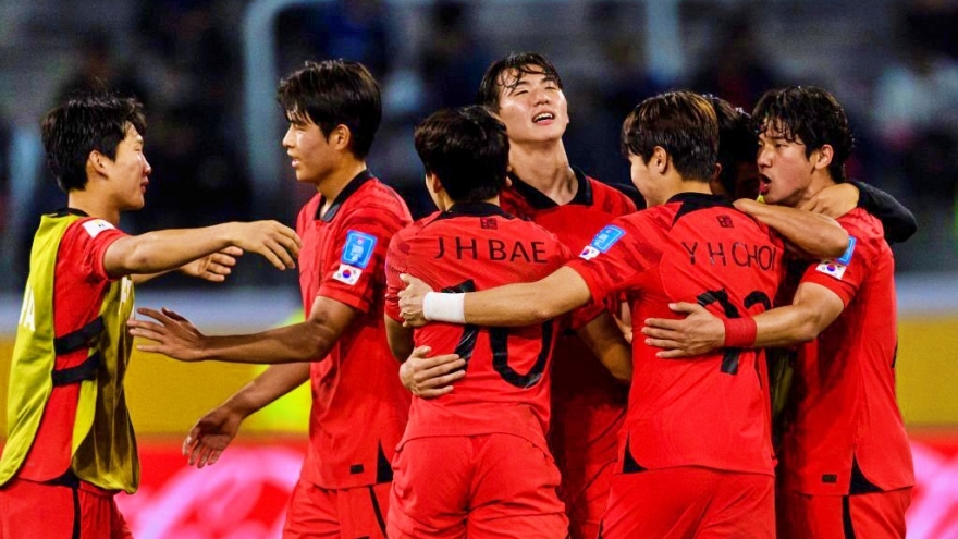 U20 Hàn Quốc xuất sắc vào tứ kết VCK U20 World Cup 2023