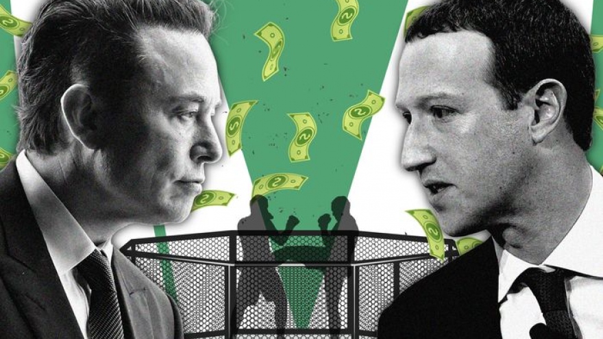 Trận đấu giữa Elon Musk và Mark Zuckerberg có thể mang về 1 tỷ USD